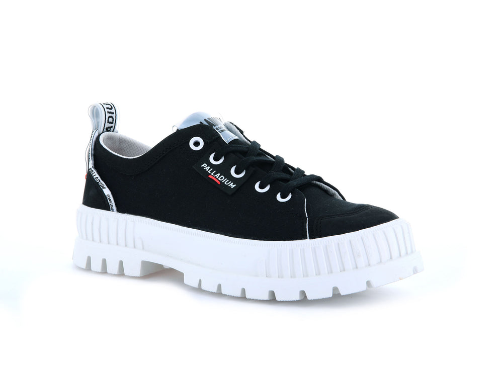 Zapatos Altas Palladium PALLASHOCK LOW MTP Mujer Negras | Costa Rica-82675